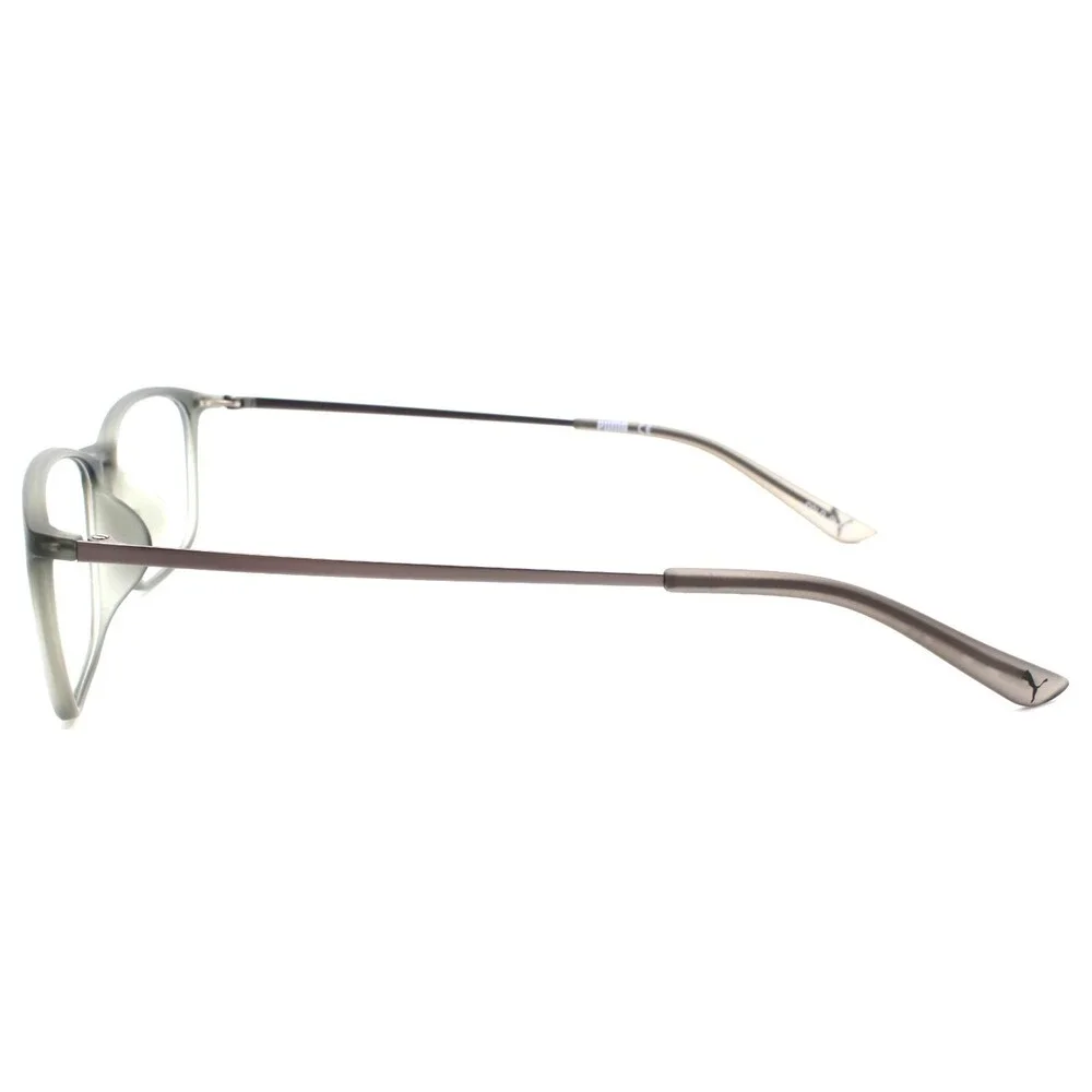 PUMA PE0086O 002 Eyeglasses Frames 53-16-145 Gray / Ruthenium
